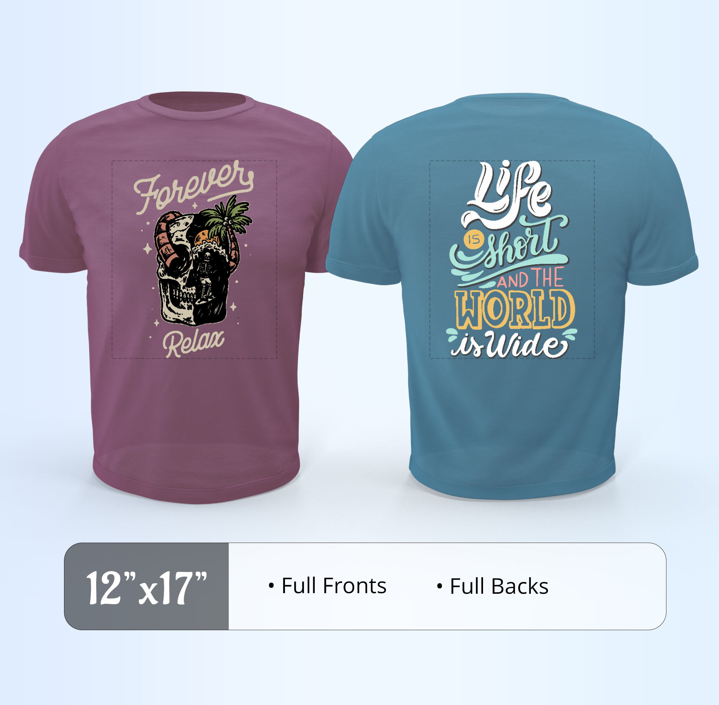 <b>DTF Transfers By Size</b>