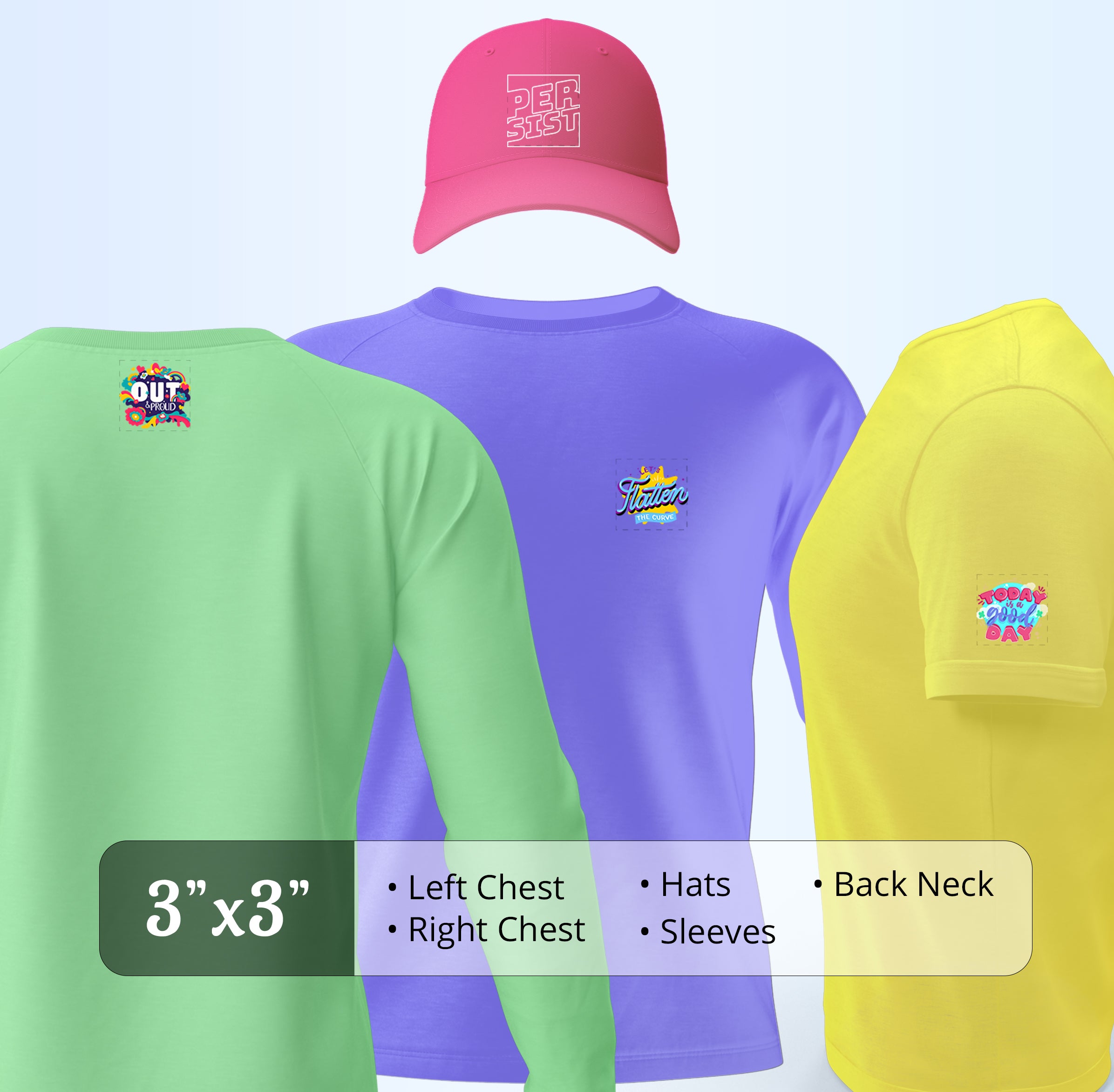 <b>DTF Transfers By Size</b>