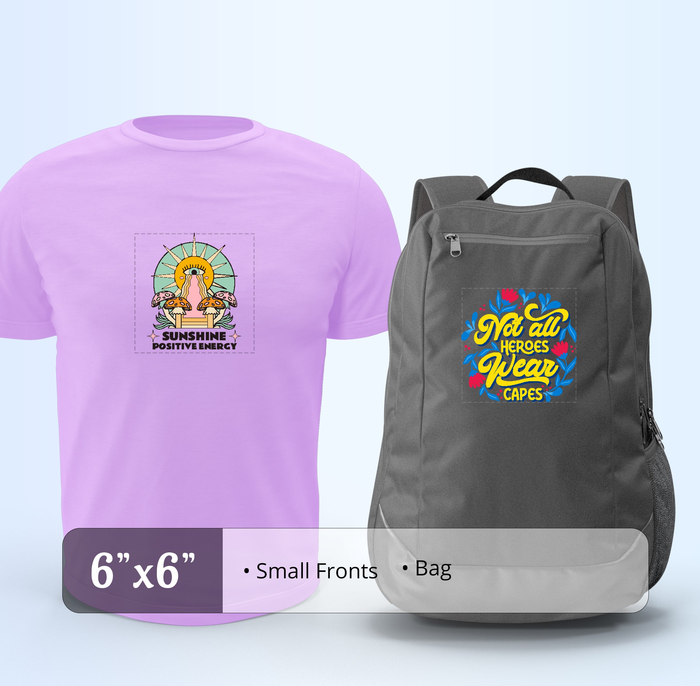 <b>DTF Transfers By Size</b>