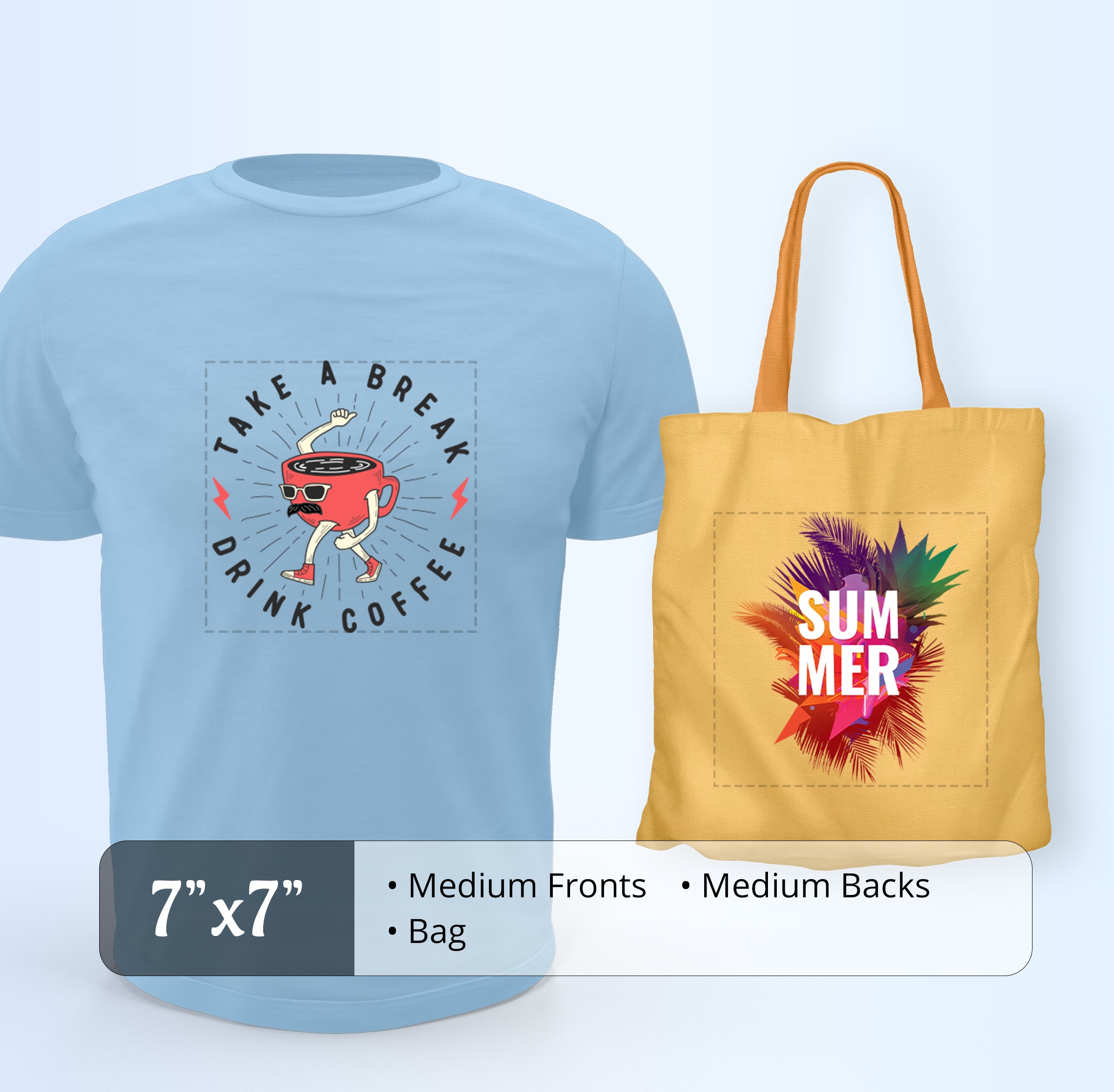 <b>DTF Transfers By Size</b>