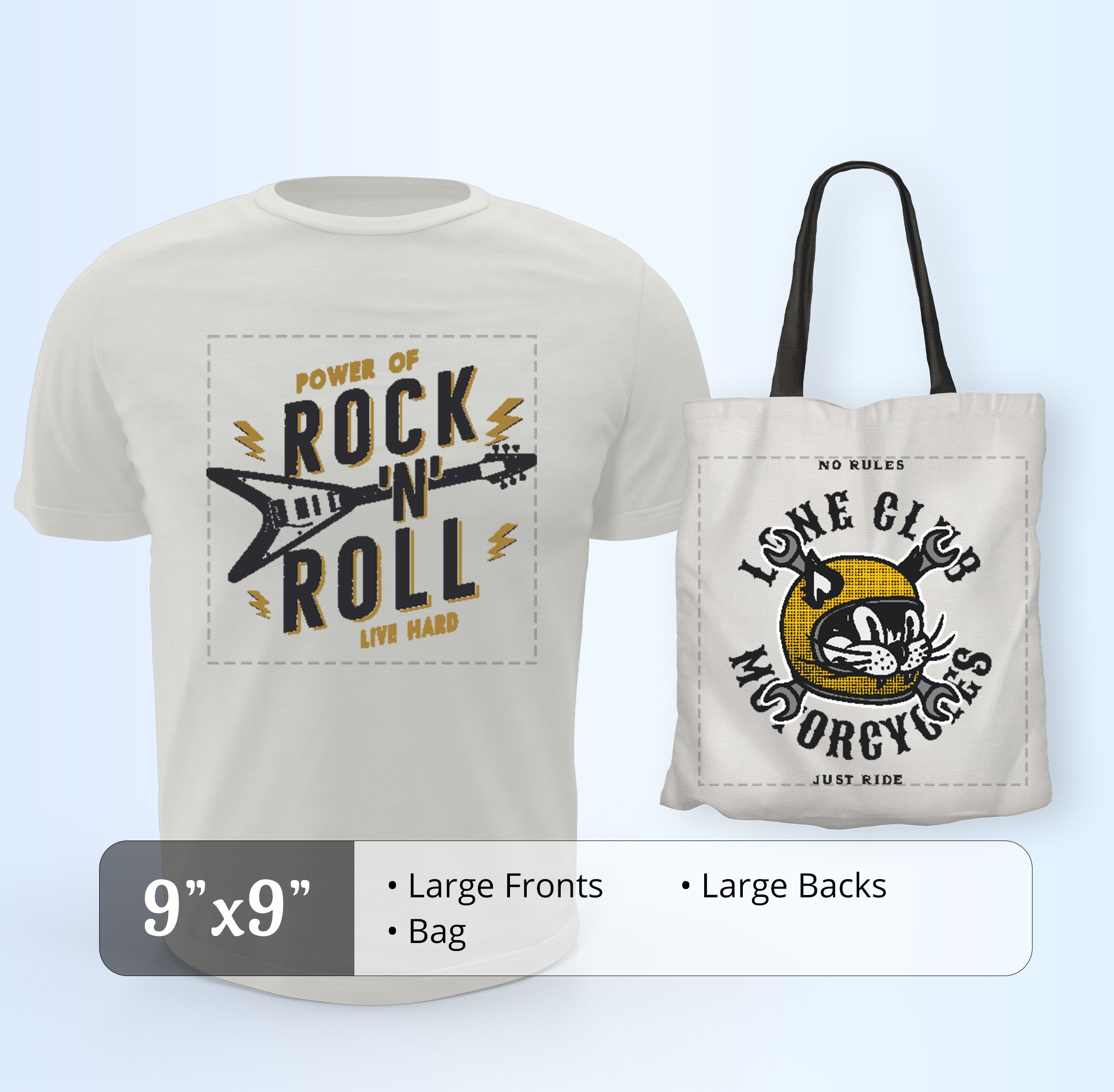 <b>DTF Transfers By Size</b>